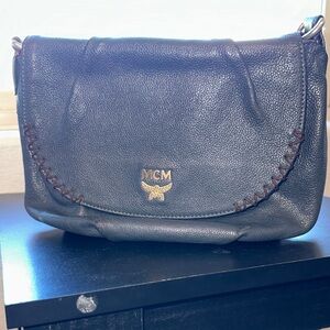 MCM Leather Crossbody Bag Shoulder Bag‎ Designer Handbag Purse